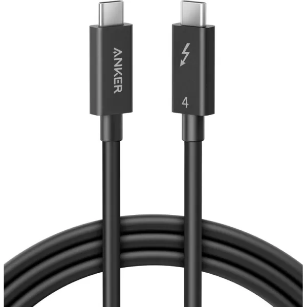 Anker USB C Cable23FT Thunderbolt 4 USB C to USB C Certified Cable 8K Display40Gbps100W Charging Cord for iPhone 16 Monitor Connection and More6ft