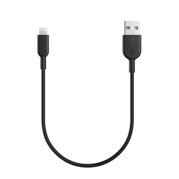 imageANKER Powerline II Lightning Cable 6ft MFi Certified USB ChargingSync Lightning Cord Compatible with iPhone SE 11 11 Pro 11 Pro Max Xs MAX XR X 8 7 6S 6 5 iPad and MoreBlack