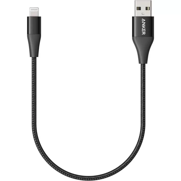 imageAnker Powerline II Lightning Cable 10ft  3m MFi Certified for Flawless Compatibility with iPhone XsXS MaxXRiPhone X  88 Plus  77 Plus  66 Plus  5  5S and MoreBlack