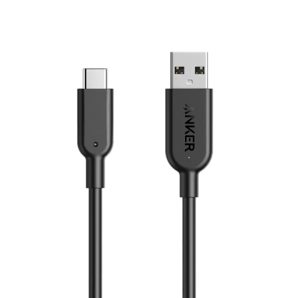 imageAnker Powerline II USBC to USB 31 Cable 3 feet Male BlackUSB Cables 3 feet USB C USB A 31 31 Gen 2 10000 Mbps Black