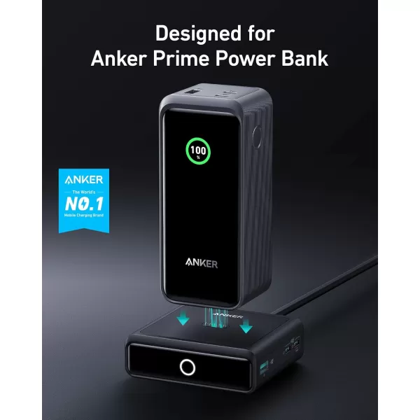 imageAnker Charging Base 100W Fast Charging with 4 Ports for Anker Prime Power Bank Compatible with MacBook iPhone 1515 Plus15 Pro15 Pro Max14 Series Samsung Pixel Power Bank Not Included