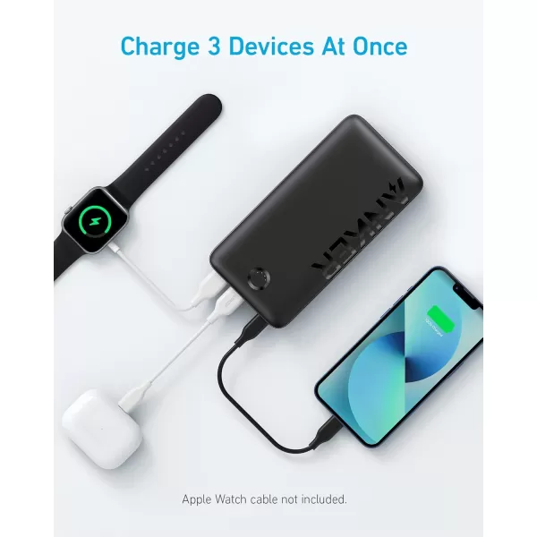 imageAnker Power Bank 20000mAh Portable Charger with USBC Fast Charging Works for iPhone 1515 Plus15 Pro15 Pro Max iPhone 141312 Series Samsung iPad Pro AirPods Apple Watch and Moreblack