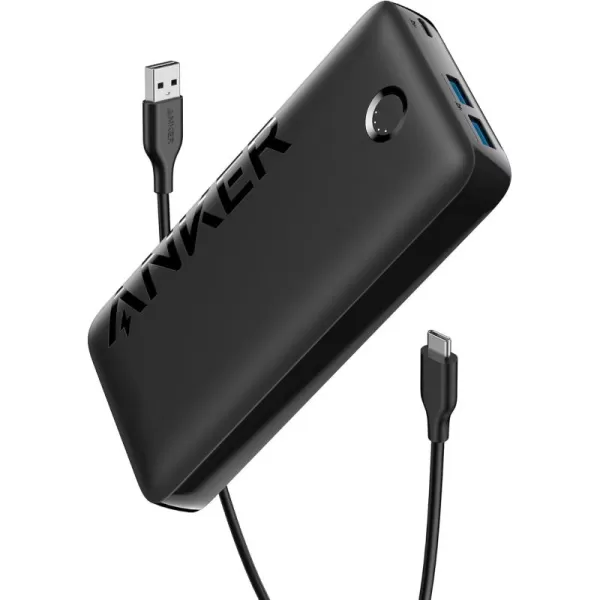 imageAnker Power Bank 20000mAh Portable Charger with USBC Fast Charging Works for iPhone 1515 Plus15 Pro15 Pro Max iPhone 141312 Series Samsung iPad Pro AirPods Apple Watch and Moreblack