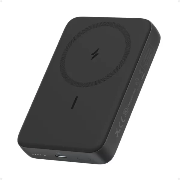 imageAnker Zolo Magnetic Power Bank Compact 10000mAh Wireless Portable Charger with 30W Max Fast Charging SkinFriendly and Durable Battery Pack for iPhone 161514 Series AirPods and MoreBlack