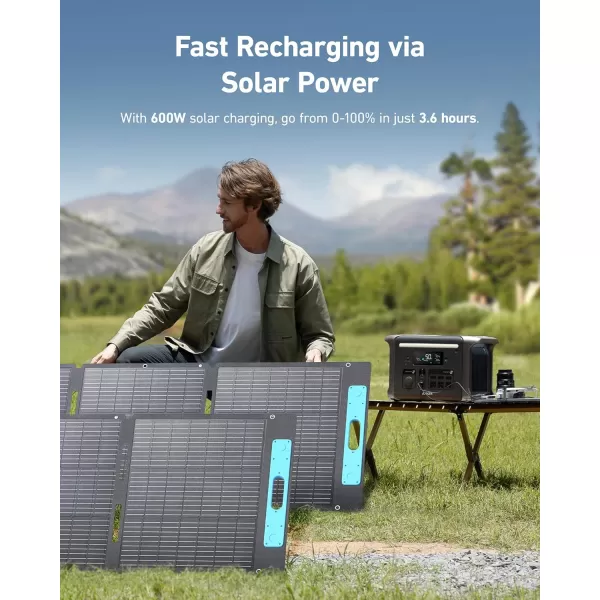 imageAnker SOLIX F1200 Portable Power Station PowerHouse 757 1800W Solar Generator 1229Wh Battery Generators for Home Use LiFePO4 Power Station for Outdoor Camping and RVs Solar Panel OptionalAnker SOLIX F1500