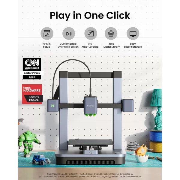 imageAnkerMake M5C 3D Printer AnkerMake PLA 3D Printing Filament and Accessory Set