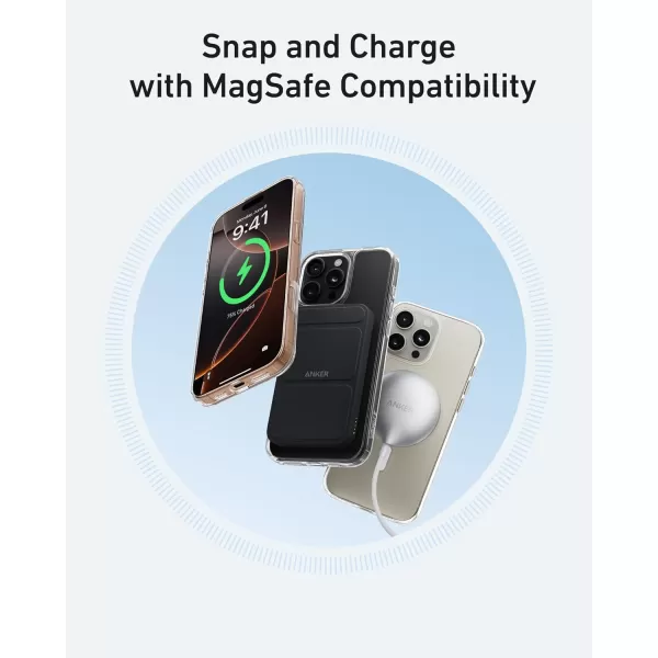 imageAnker MagGo Clear Magnetic Phone Case for iPhone 16 Pro Max UltraSlim and Durable Protective Cover iPhone Case Compatible with MagSafe Clear Case Exclusively Designed for iPhone 16 Pro MaxClear