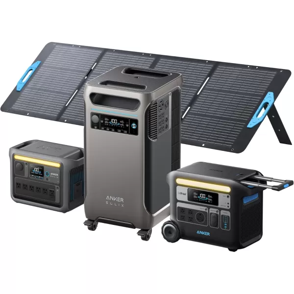 imageAnker Portable Power Station PowerHouse II 400 300W3888Wh 110V AC Outlet60W USBC Power Delivery Solar Generator for Camping Road Trips Emergency Power and More