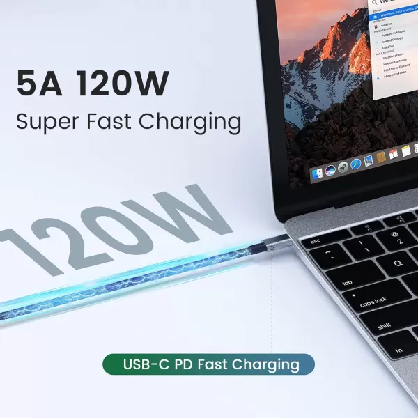 Anker USB C Cable33FT 240W USB 4 Data Cable 40Gbps 8K HD Display Thunderbolt 43 Compatible for iPhone 16 MacBook Hub Docking and More120W