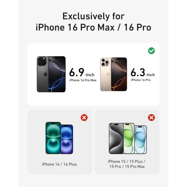 imageAnker Camera Lens Protector for iPhone 16 Pro16 Pro Max 2Pack HD and UltraDurable ShieldX Glass Easy Installation Exclusively for iPhone 16 Pro16 Pro Max BlackBlack