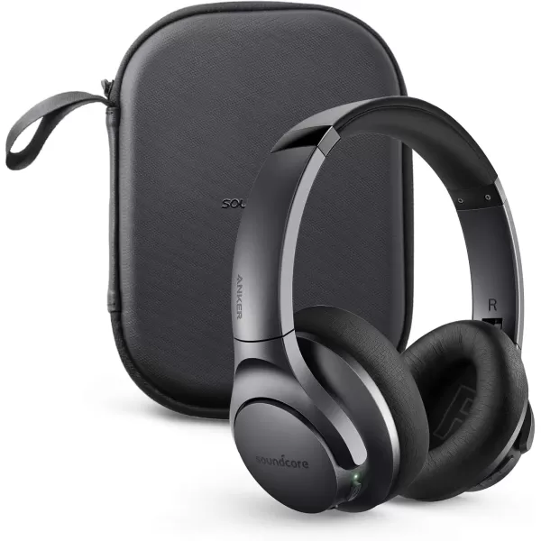 imageAnker Soundcore Life Q20 Hybrid Active Noise Cancelling Headphones Wireless Over Ear Bluetooth Headphones with 40H Playtime HiRes Audio Deep Bass Memory Foam Ear Cups and Headband for TravelWorkBlack