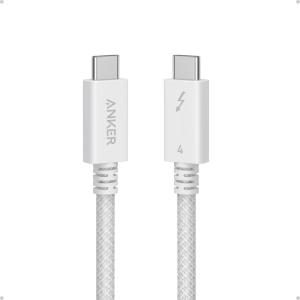 imageAnker Prime Thunderbolt 4 Cable 33 ft USB C to USB C Cable 240W Charging 40Gbps Data Transfer Supports 8K4K Displays for iPhone 16 Series MacBook Air iPad Samsung Thunderbolt 4CertifiedWhite