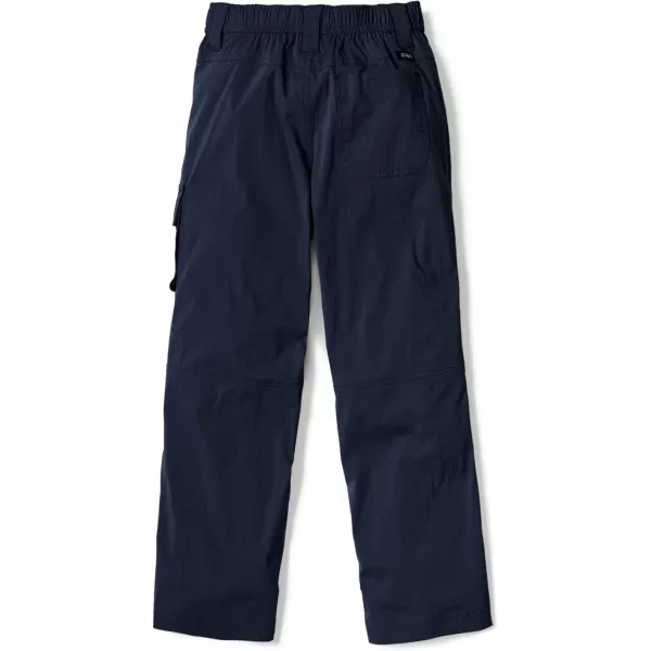 CQR Kids Youth Hiking Cargo Pants Outdoor Camping Pants UPF 50 Quick Dry Regular PantsDriflex Navy