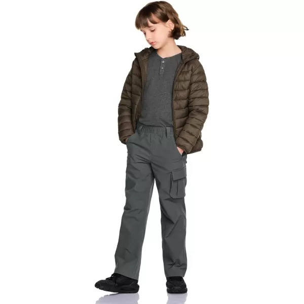 CQR Kids Youth Hiking Cargo Pants Outdoor Camping Pants UPF 50 Quick Dry Regular PantsShenandoah Carbon Grey