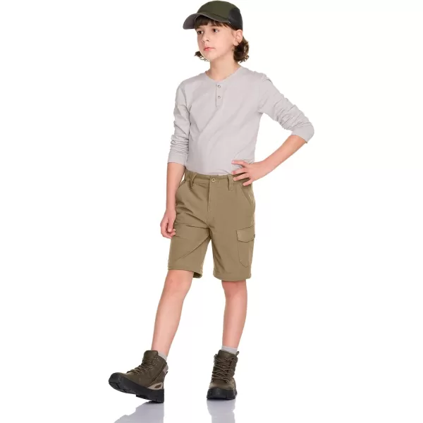 CQR Kids Youth Hiking Cargo Pants UPF 50 Quick Dry Convertible Zip Off Pants Outdoor Camping PantsShenandoah Cougar