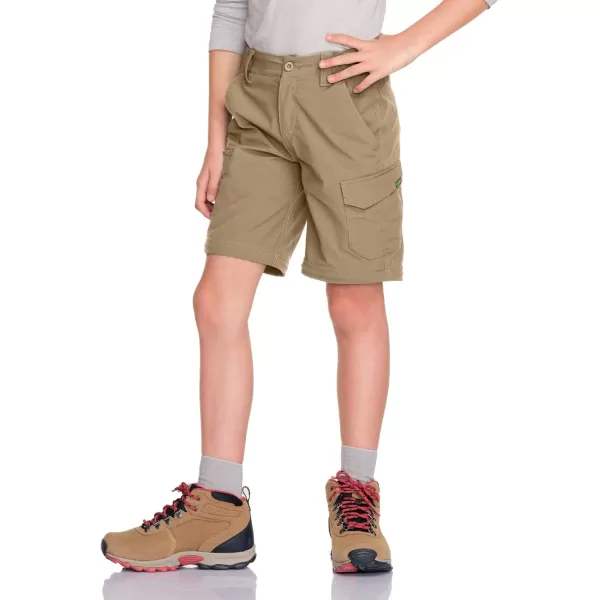 CQR Kids Youth Hiking Cargo Pants UPF 50 Quick Dry Convertible Zip Off Pants Outdoor Camping PantsShenandoah Zip Pocket Cougar