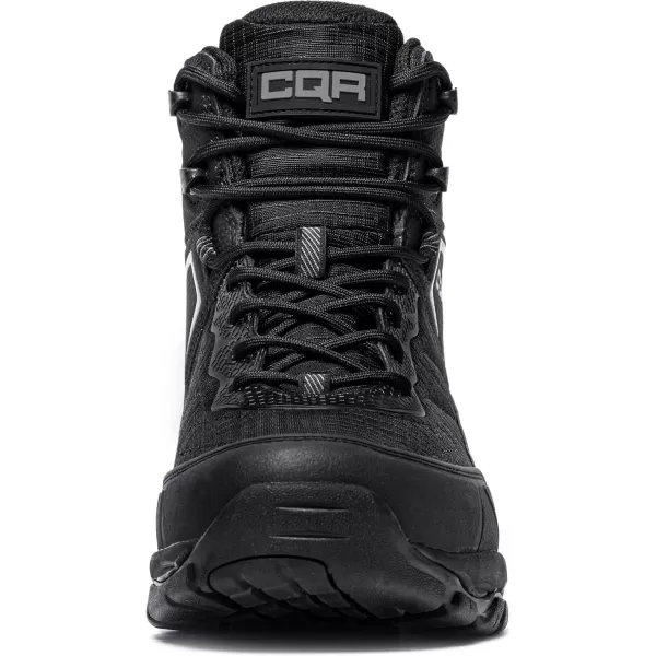 CQR Mens Military Tactical Boots Lightweight 6 Inches Combat Boots Durable EDC Outdoor Work BootsBlockade 6  Ripstop Black