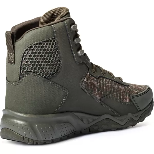 CQR Mens Military Tactical Boots Lightweight 6 Inches Combat Boots Durable EDC Outdoor Work BootsNo Zip Combat Boots Pixel Camo Green