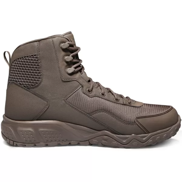 CQR Mens Military Tactical Boots Lightweight 6 Inches Combat Boots Durable EDC Outdoor Work BootsNo Zip Coyote Brown