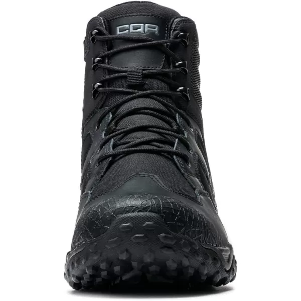 CQR Mens Military Tactical Boots Lightweight 6 Inches Combat Boots Durable EDC Outdoor Work BootsPatrol 6  Zip Black