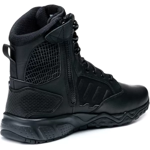 CQR Mens Military Tactical Boots Lightweight 6 Inches Combat Boots Durable EDC Outdoor Work BootsResponse 6  Zip Black