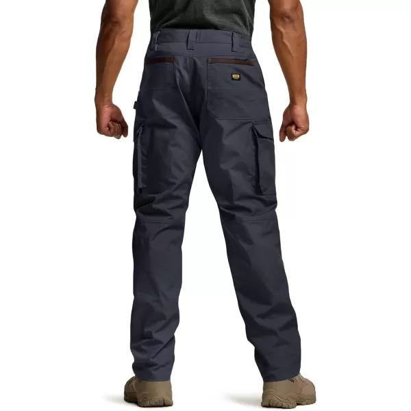 CQR Mens Quick Dry Work Pants Water Resistant Outdoor Tactical Pants Lightweight Stretch Cargo Hiking PantsWork Pants Police Navy