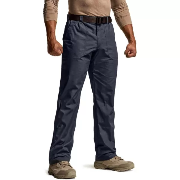 CQR Mens Quick Dry Work Pants Water Resistant Outdoor Tactical Pants Lightweight Stretch Cargo Hiking PantsDuratex Pants Police Navy