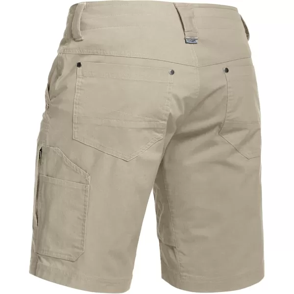 CQR Mens Hiking Cargo Shorts Quick Dry Stretch Tactical Outdoor Shorts Lightweight Camping Golf Shorts with Multi PocketsSedona Shorts Desert Sand