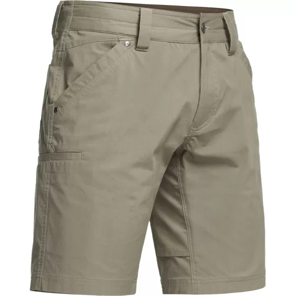 CQR Mens Hiking Cargo Shorts Quick Dry Stretch Tactical Outdoor Shorts Lightweight Camping Golf Shorts with Multi PocketsSedona Shorts Tan