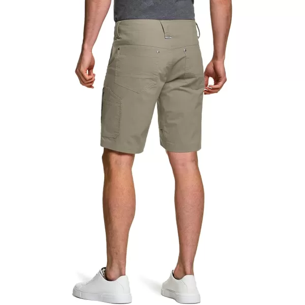 CQR Mens Hiking Cargo Shorts Quick Dry Stretch Tactical Outdoor Shorts Lightweight Camping Golf Shorts with Multi PocketsSedona Shorts Tan