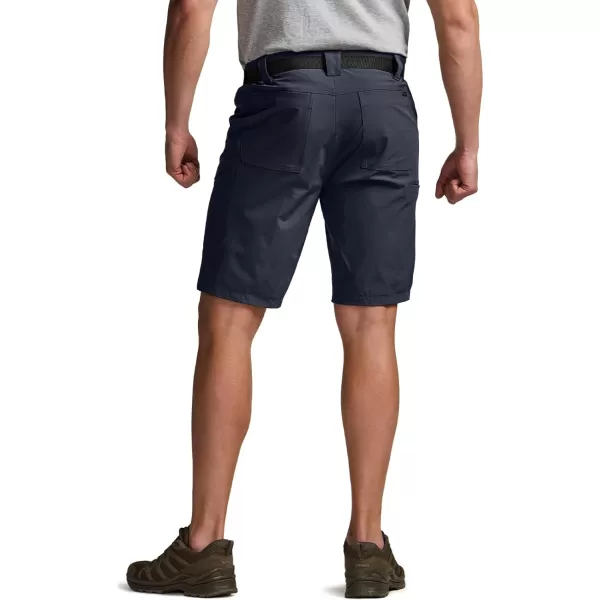 CQR Mens Hiking Cargo Shorts Quick Dry Stretch Tactical Outdoor Shorts Lightweight Camping Golf Shorts with Multi PocketsShenandoah Shorts Navy