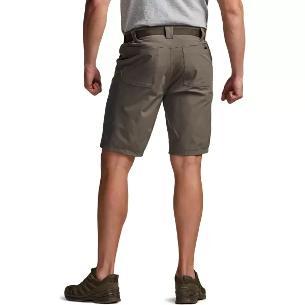 CQR Mens Hiking Cargo Shorts Quick Dry Stretch Tactical Outdoor Shorts Lightweight Camping Golf Shorts with Multi PocketsShenandoah Shorts Sand Khaki