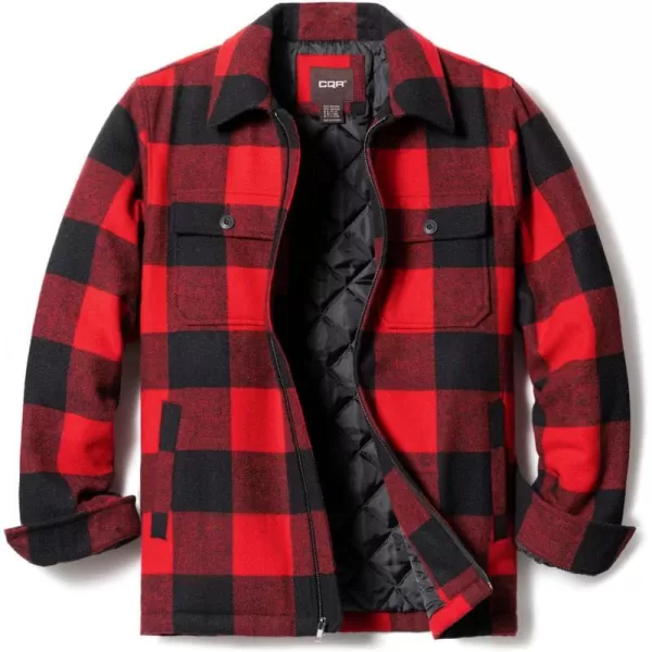 Wool Jk Buffalo Red Plaid