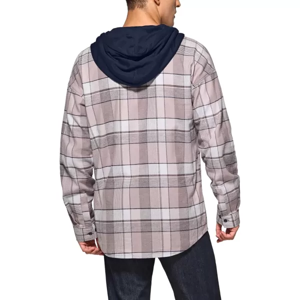 CQR Mens 100 Cotton Plaid Flannel Shirt Long Sleeve Shirt Jackets Casual Outdoor Jacket with PocketsLoose Fit Cloudy Home