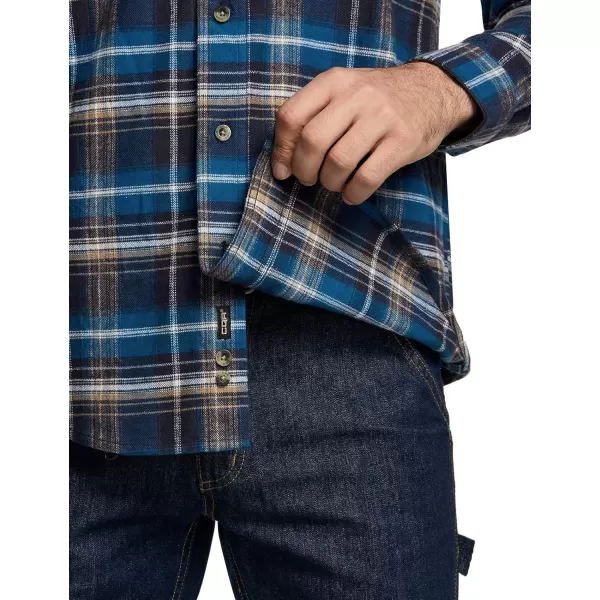 CQR Mens 100 Cotton Plaid Flannel Shirt Long Sleeve Shirt Jackets Casual Outdoor Jacket with PocketsRegular Fit Flannel Sandstorm