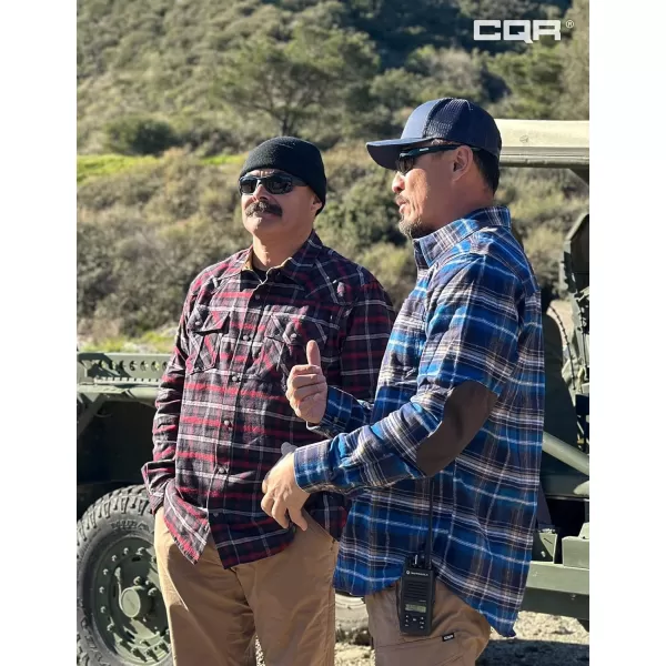 CQR Mens 100 Cotton Plaid Flannel Shirt Long Sleeve Shirt Jackets Casual Outdoor Jacket with PocketsRegular Fit Flannel Sandstorm