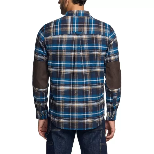 CQR Mens 100 Cotton Plaid Flannel Shirt Long Sleeve Shirt Jackets Casual Outdoor Jacket with PocketsRegular Fit Flannel Sandstorm