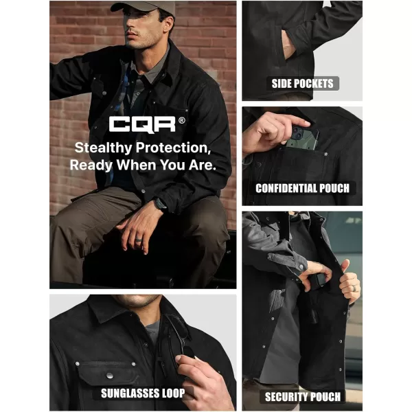 CQR Mens Flannel Lined Shirt Jackets Long Sleeved Rugged Plaid Cotton Brushed Suede Shirt JacketStealth Forest Oasis