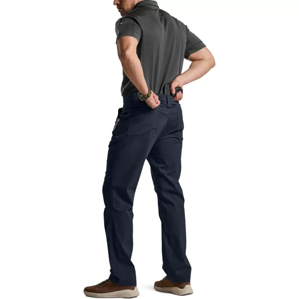 CQR Mens Vent Stretch Pants Quick Dry Lightweight Casual Cargo Pants Water Resistant StraightFit Utility Work PantsSedona Urban Pants Operator Navy