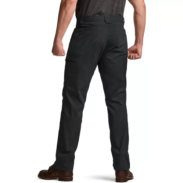 CQR Mens Vent Stretch Pants Quick Dry Lightweight Casual Cargo Pants Water Resistant StraightFit Utility Work PantsSpectre Pants Black