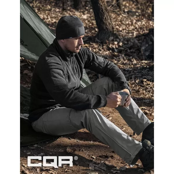 CQR Mens Convertible Cargo Tactical Pants Water Resistant Outdoor Hiking Pants Zip Off Lightweight Stretch Work PantsConvertible Cargo W Belt Sage