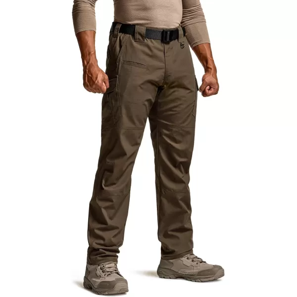 CQR Mens Tactical Pants Water Resistant Ripstop Cargo Pants Lightweight EDC Work Hiking Pants Outdoor ApparelRaider Mag Pocket Tundra