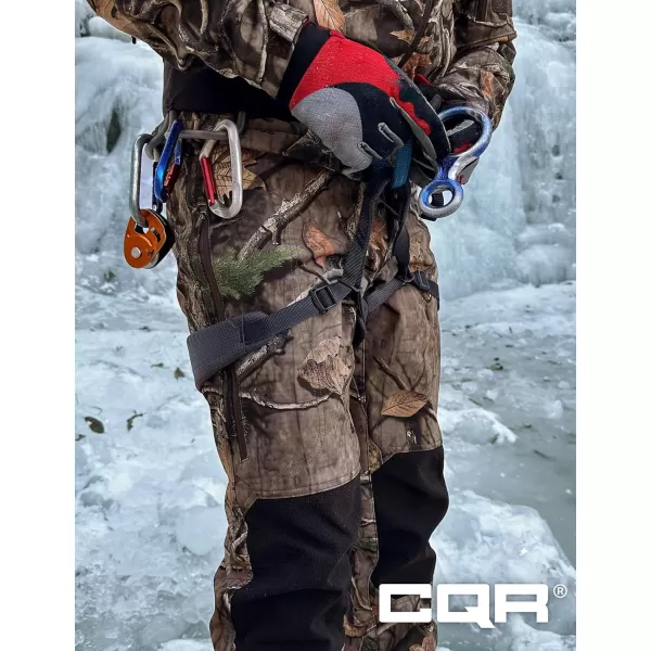 CQR Mens Winter Waterproof Tactical Pants Softshell Fleece Lined Snow Ski Cargo Pants Thermal Outdoor Hiking Work PantsExpedition Hunting Camo