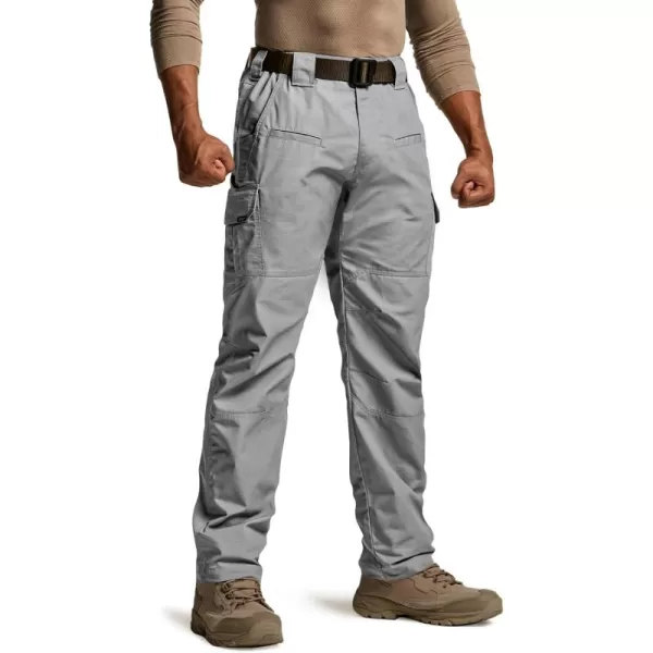 CQR Mens Tactical Pants Water Resistant Ripstop Cargo Pants Lightweight EDC Work Hiking Pants Outdoor ApparelRaider Stone