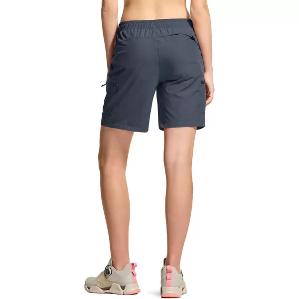 CQR Womens Acadia Hiking Cargo Shorts Lightweight Outdoor Athletic Shorts Summer Golf Shorts with Zipper PocketsAcadia Shorts Charcoal