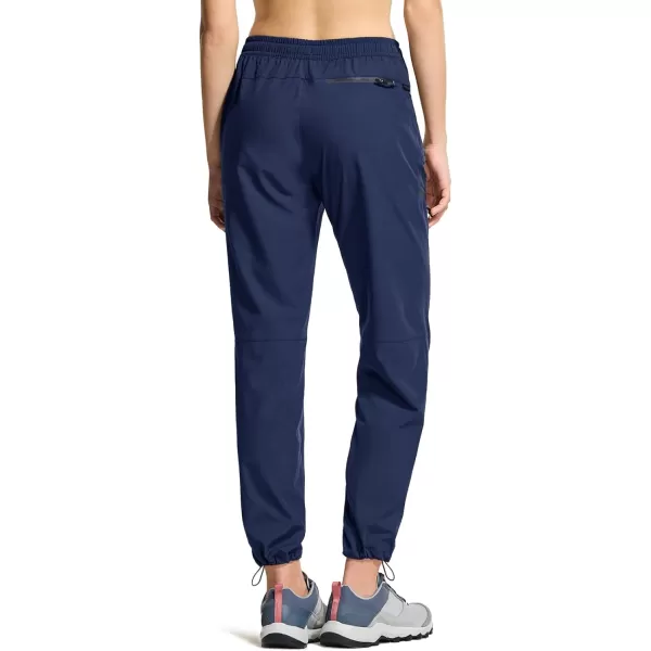 CQR Womens Hiking Outdoor Pants Lightweight Stretch Cargo Pants with Zipper Pockets Water Resistant Athletic PantsAcadia Pants Navy