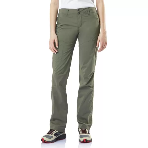 CQR Womens Hiking Pants Quick Dry Stretch UPF 50 Sun Protective Outdoor Pants Lightweight Camping Work PantDriflex Rollup Olive