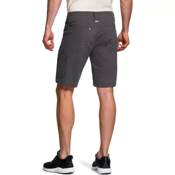 imageCQR Mens Hiking Cargo Shorts Quick Dry Stretch Tactical Outdoor Shorts Lightweight Camping Golf Shorts with Multi PocketsSedona Shorts Charcoal