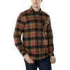 imageCQR Mens All Cotton Flannel Shirt Long Sleeve Casual Button Up Plaid Shirt Brushed Soft Outdoor Shirts