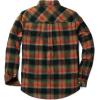 imageCQR Mens All Cotton Flannel Shirt Long Sleeve Casual Button Up Plaid Shirt Brushed Soft Outdoor Shirts